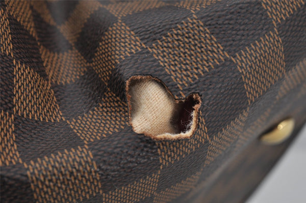 Authentic Louis Vuitton Damier Griet Shoulder Tote Bag N48108 LV 1699J