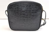 Authentic Salvatore Ferragamo Vara Shoulder Cross Bag Leather Navy Blue SF 1699K