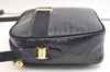 Authentic Salvatore Ferragamo Vara Shoulder Cross Bag Leather Navy Blue SF 1699K