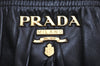 Authentic PRADA Gaufre 2Way Shoulder Hand Bag Leather Black 1700K