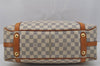 Authentic Louis Vuitton Damier Azur Stresa PM Shoulder Bag N42220 LV 1701J