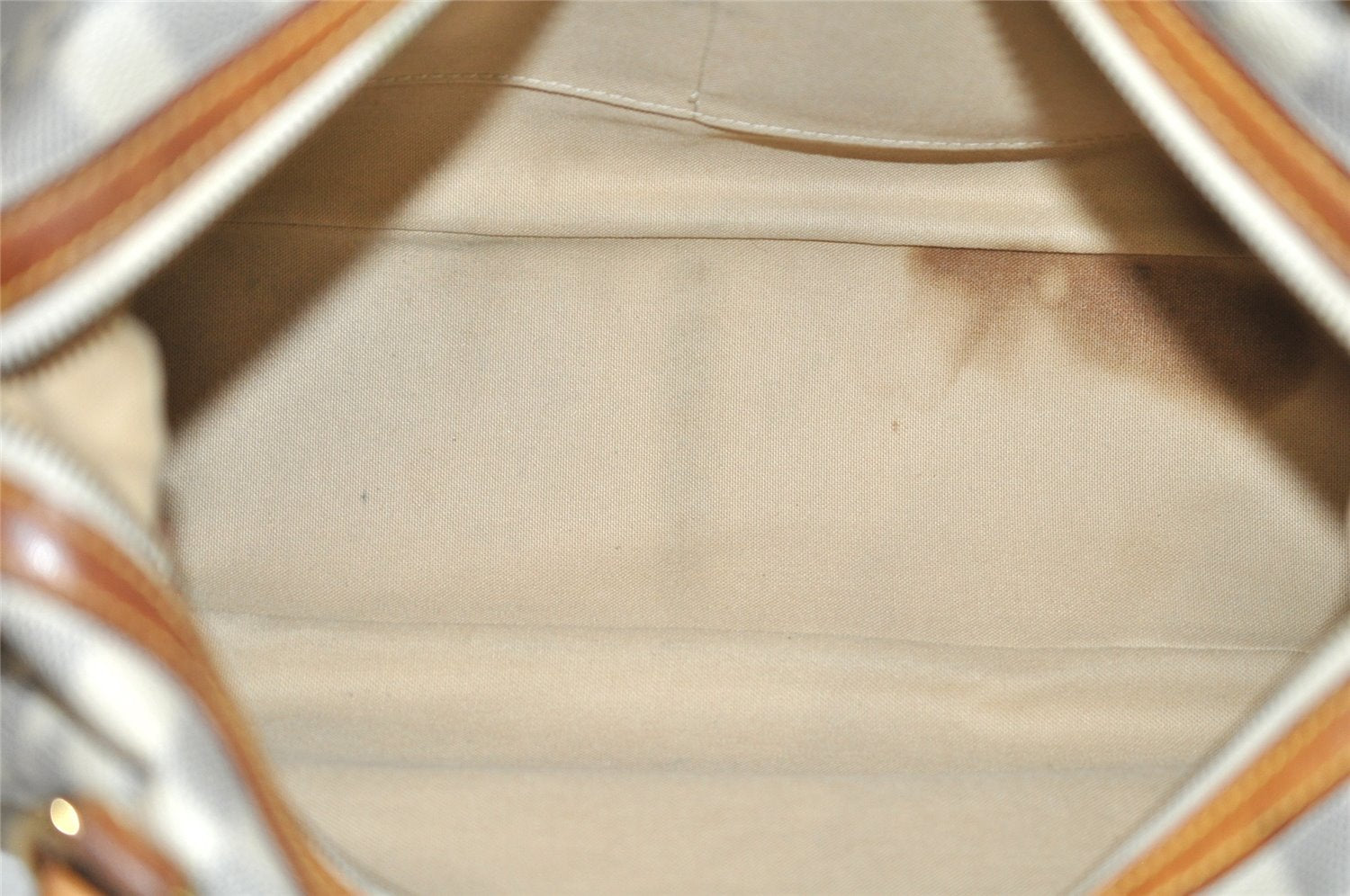 Authentic Louis Vuitton Damier Azur Stresa PM Shoulder Bag N42220 LV 1701J