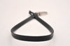 Authentic Louis Vuitton Leather Strap Black 15" LV 1703J