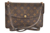 Auth Louis Vuitton Monogram Pochette Double Rabat Shoulder Bag M51815 Junk 1703K