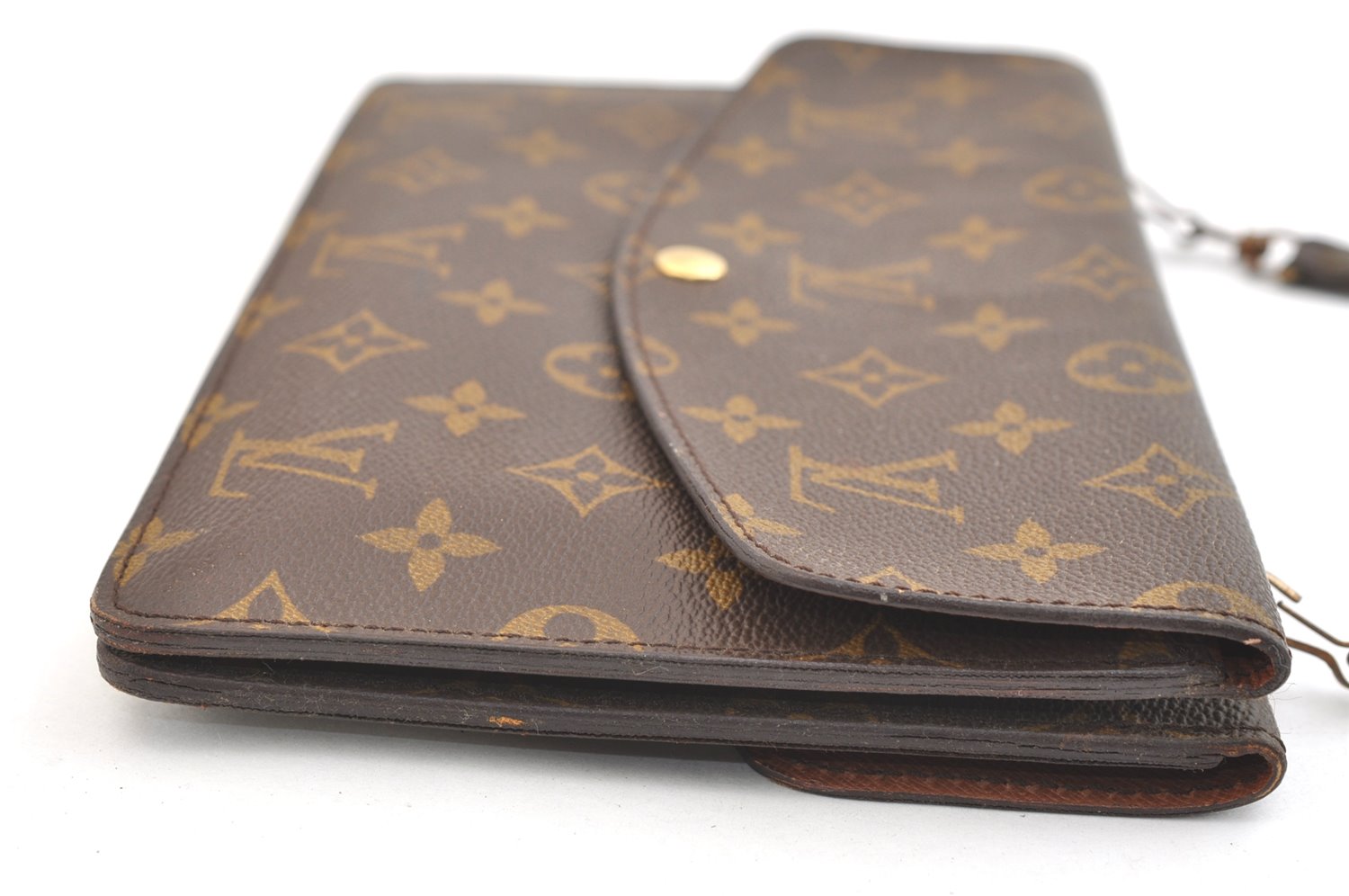 Auth Louis Vuitton Monogram Pochette Double Rabat Shoulder Bag M51815 Junk 1703K