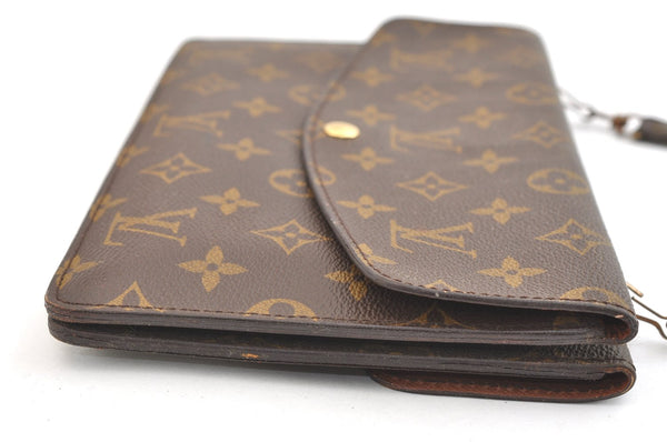 Auth Louis Vuitton Monogram Pochette Double Rabat Shoulder Bag M51815 Junk 1703K