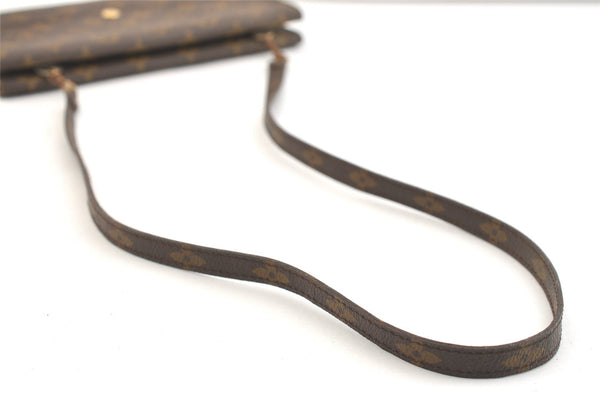 Auth Louis Vuitton Monogram Pochette Double Rabat Shoulder Bag M51815 Junk 1703K