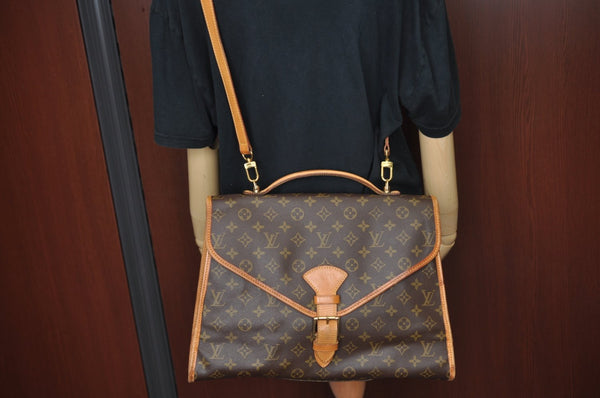 Authentic Louis Vuitton Monogram Beverly 41 M51121 2Way Shoulder Hand Bag 1704H