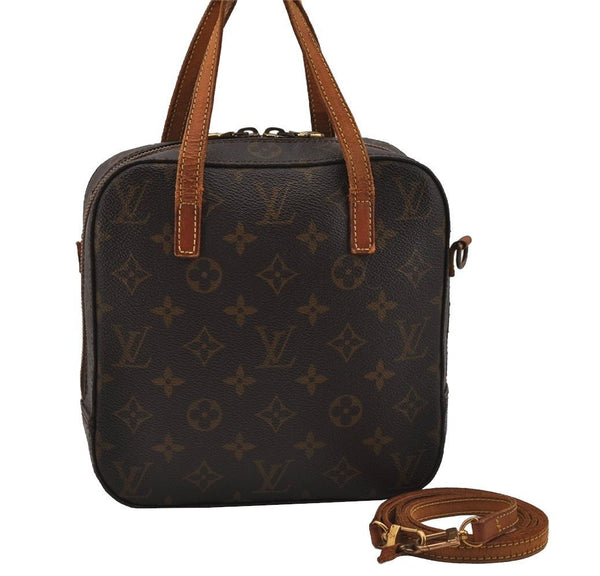 Authentic Louis Vuitton Monogram Spontini 2Way Shoulder Hand Bag M47500 LV 1704J