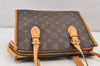 Authentic Louis Vuitton Monogram Popincourt Haut Shoulder Bag M40007 LV 1704K