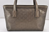 Authentic GUCCI GG Imprime Shoulder Tote Bag GG PVC Leather 211138 Khaki 1705K