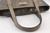 Authentic GUCCI GG Imprime Shoulder Tote Bag GG PVC Leather 211138 Khaki 1705K