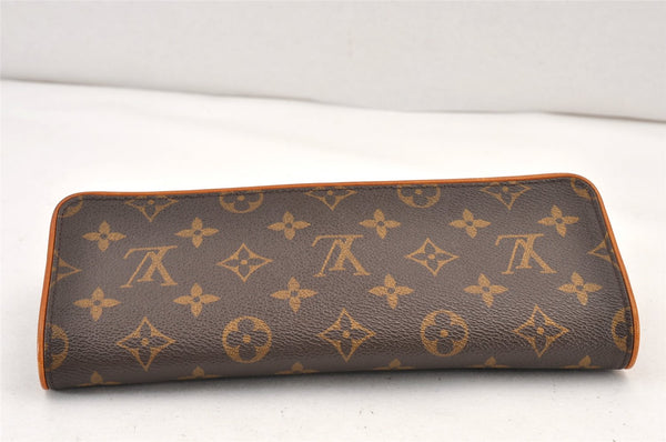 Authentic Louis Vuitton Monogram Pochette Twin GM Shoulder Bag M51852 LV 1706K