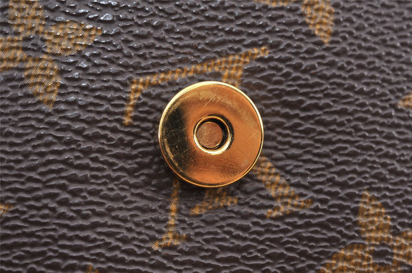 Authentic Louis Vuitton Monogram Pochette Twin GM Shoulder Bag M51852 LV 1706K