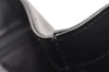 Authentic Salvatore Ferragamo Heel Motif Backpack Purse Leather Black Junk 1707I