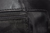 Authentic Salvatore Ferragamo Heel Motif Backpack Purse Leather Black Junk 1707I
