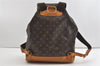 Authentic Louis Vuitton Monogram Montsouris GM Backpack M51135 LV 1707J