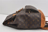 Authentic Louis Vuitton Monogram Montsouris GM Backpack M51135 LV 1707J