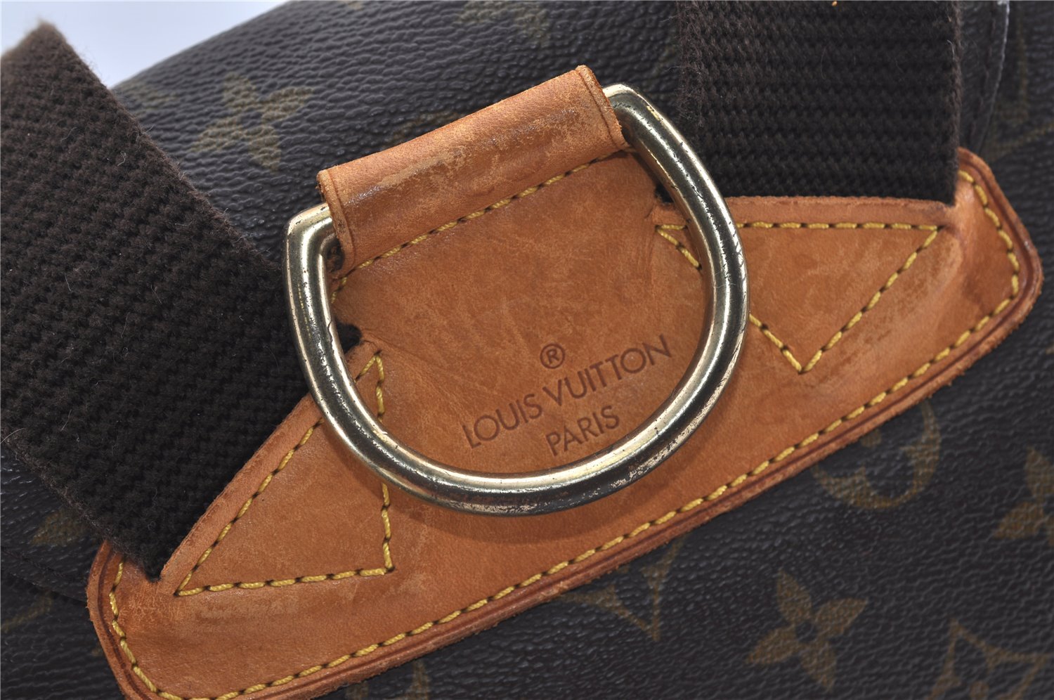 Authentic Louis Vuitton Monogram Montsouris GM Backpack M51135 LV 1707J