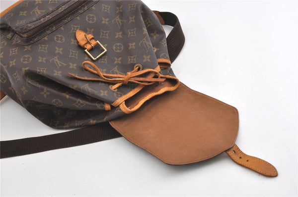 Authentic Louis Vuitton Monogram Montsouris GM Backpack M51135 LV 1707J