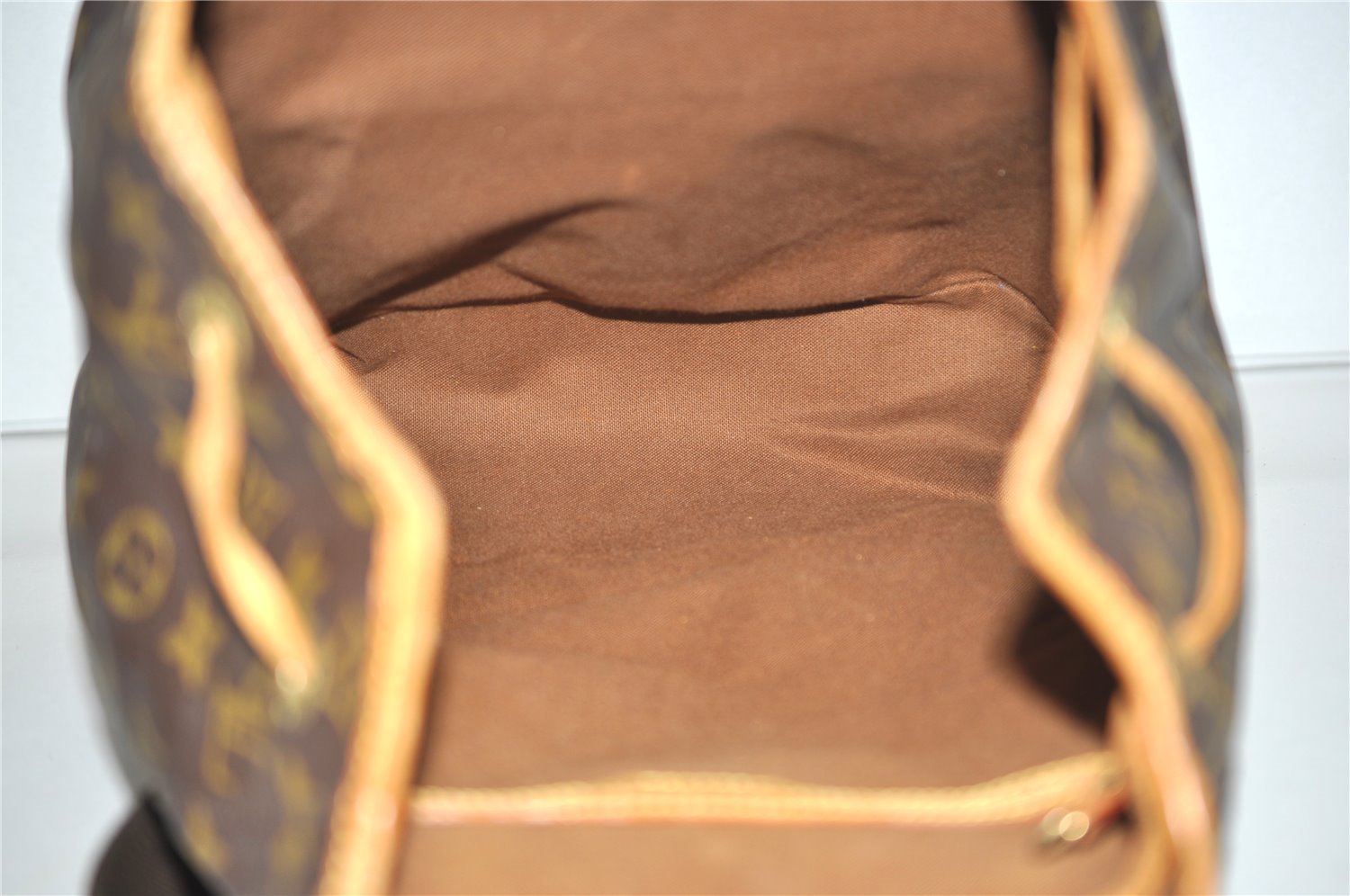 Authentic Louis Vuitton Monogram Montsouris GM Backpack M51135 LV 1707J