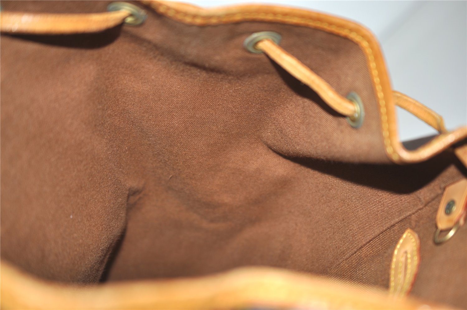 Authentic Louis Vuitton Monogram Montsouris GM Backpack M51135 LV 1707J