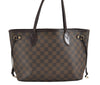 Authentic Louis Vuitton Damier Neverfull PM Shoulder Tote Bag N51109 LV 1710J