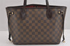 Authentic Louis Vuitton Damier Neverfull PM Shoulder Tote Bag N51109 LV 1710J