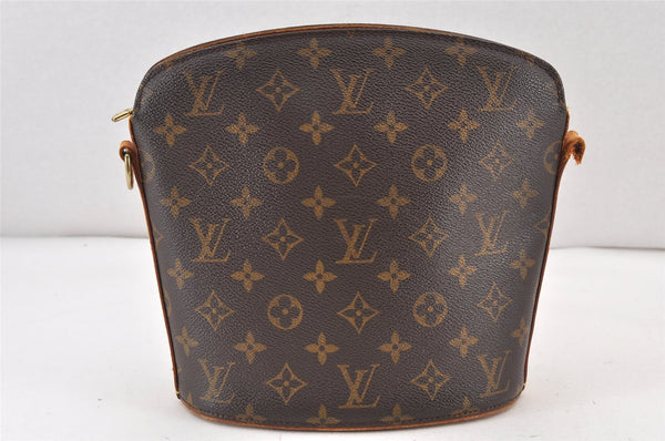 Authentic Louis Vuitton Monogram Drouot Shoulder Cross Body Bag M51290 LV 1710K