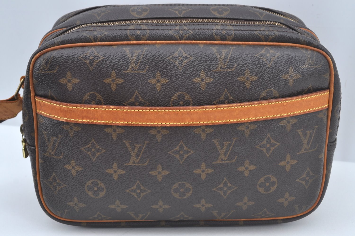 Auth Louis Vuitton Monogram Reporter PM Shoulder Cross Bag M45254 LV Junk 1712J