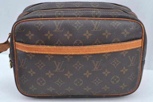 Auth Louis Vuitton Monogram Reporter PM Shoulder Cross Bag M45254 LV Junk 1712J