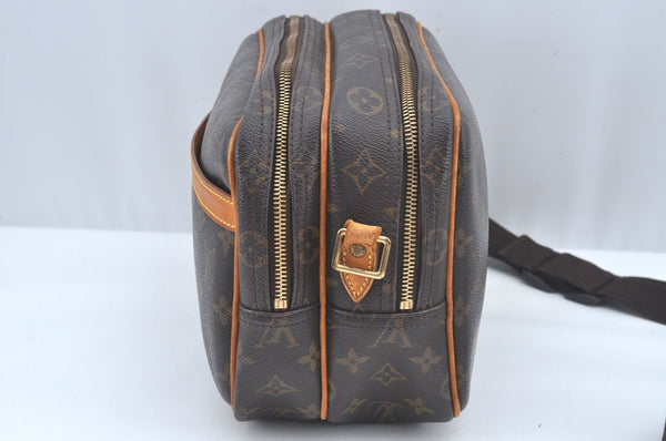 Auth Louis Vuitton Monogram Reporter PM Shoulder Cross Bag M45254 LV Junk 1712J