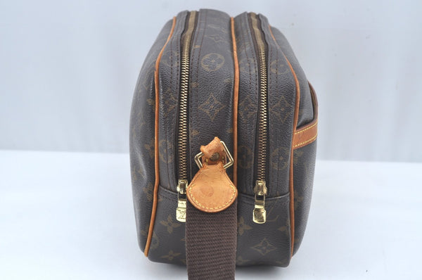 Auth Louis Vuitton Monogram Reporter PM Shoulder Cross Bag M45254 LV Junk 1712J