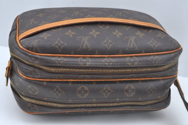 Auth Louis Vuitton Monogram Reporter PM Shoulder Cross Bag M45254 LV Junk 1712J
