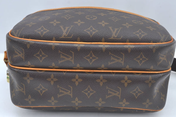 Auth Louis Vuitton Monogram Reporter PM Shoulder Cross Bag M45254 LV Junk 1712J