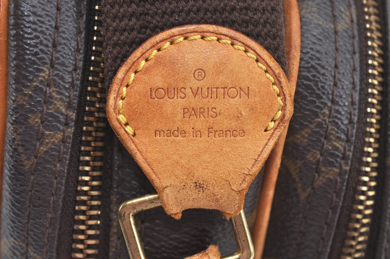 Auth Louis Vuitton Monogram Reporter PM Shoulder Cross Bag M45254 LV Junk 1712J