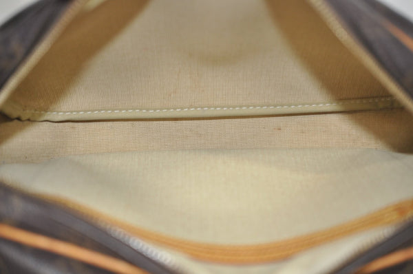 Auth Louis Vuitton Monogram Reporter PM Shoulder Cross Bag M45254 LV Junk 1712J