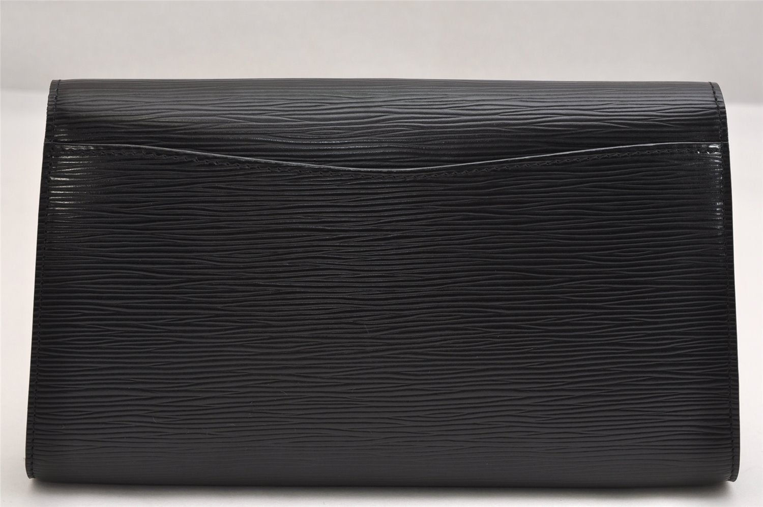 Authentic Louis Vuitton Epi Arts Deco Clutch Hand Bag Black M52632 LV 1712K