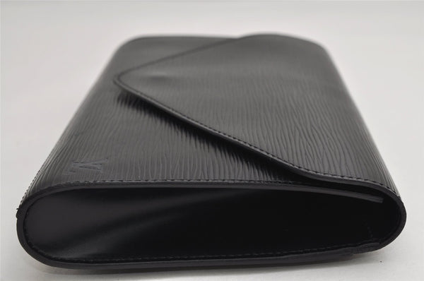 Authentic Louis Vuitton Epi Arts Deco Clutch Hand Bag Black M52632 LV 1712K