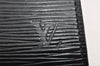 Authentic Louis Vuitton Epi Arts Deco Clutch Hand Bag Black M52632 LV 1712K