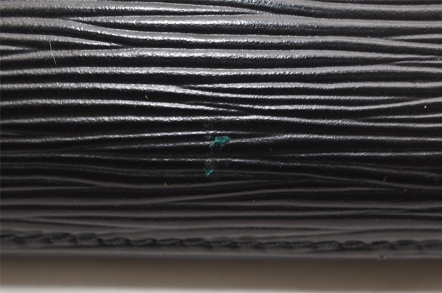 Authentic Louis Vuitton Epi Arts Deco Clutch Hand Bag Black M52632 LV 1712K