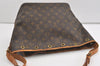 Auth Louis Vuitton Monogram Petit Noe M42226 Shoulder Drawstring Bag Junk 1714J
