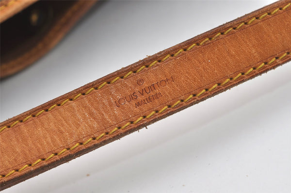 Auth Louis Vuitton Monogram Petit Noe M42226 Shoulder Drawstring Bag Junk 1714J