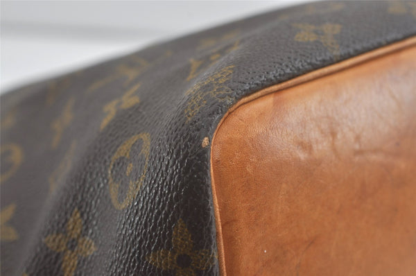 Auth Louis Vuitton Monogram Petit Noe M42226 Shoulder Drawstring Bag Junk 1714J