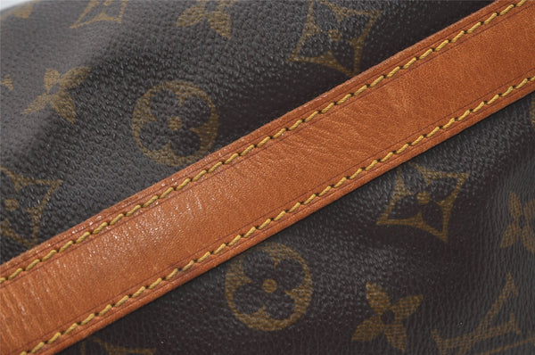 Auth Louis Vuitton Monogram Petit Noe M42226 Shoulder Drawstring Bag Junk 1714J
