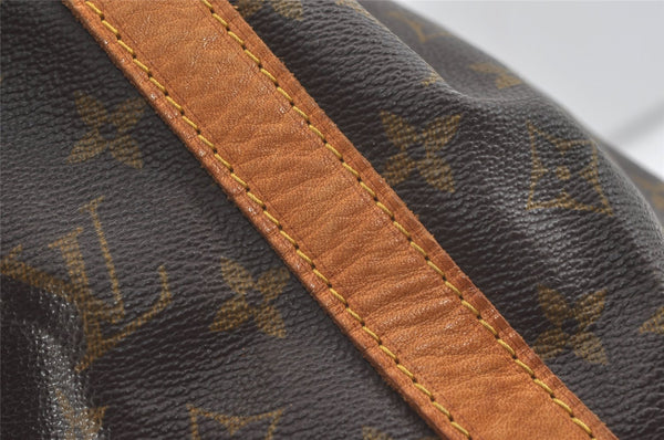 Auth Louis Vuitton Monogram Petit Noe M42226 Shoulder Drawstring Bag Junk 1714J