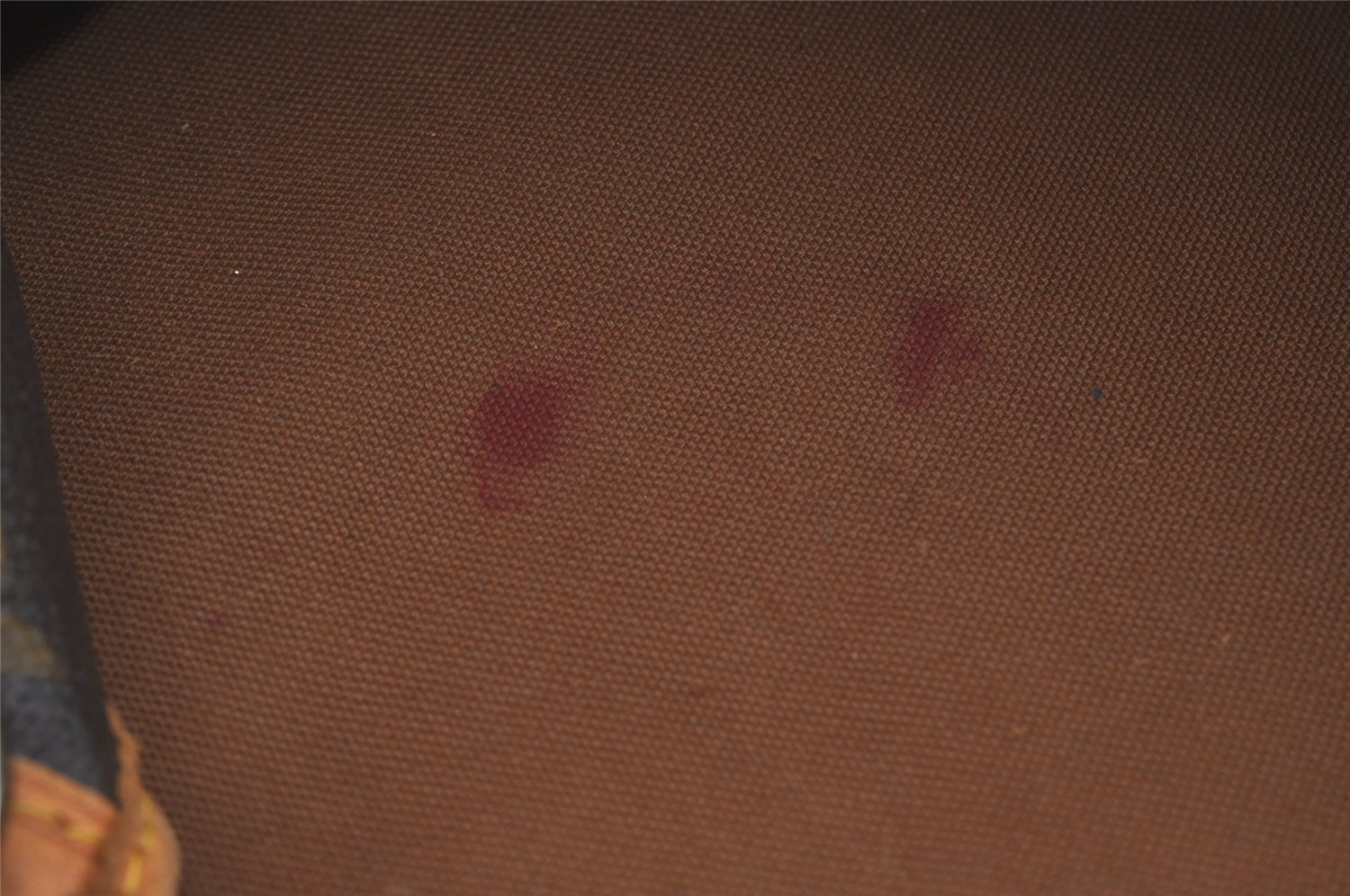 Auth Louis Vuitton Monogram Petit Noe M42226 Shoulder Drawstring Bag Junk 1714J