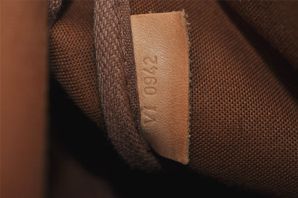 Authentic Louis Vuitton Monogram Saumur 30 Shoulder Cross Bag M42256 LV 1715I