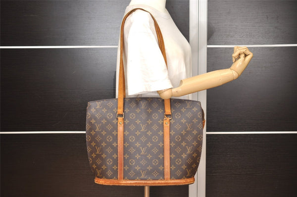 Authentic Louis Vuitton Monogram Babylone Shoulder Tote Bag M51102 Junk 1715J