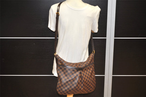 Authentic Louis Vuitton Damier Bloomsbury GM Shoulder Cross Bag N42250 LV 1715K